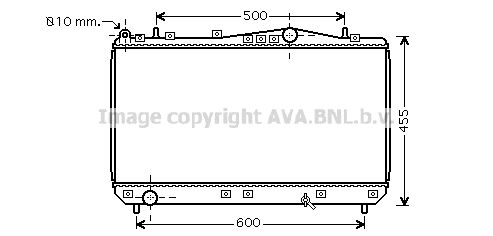 AVA QUALITY COOLING Радиатор, охлаждение двигателя DW2052